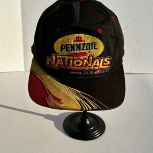 Vintage Pennzoil Nationals Hat Racing Cap Adjustable‎ Adult 1999 Snapback